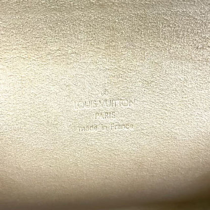 Louis Vuitton Pochette Twin PM Monogram Leather × PVC Brown Shoulder Bag Gold