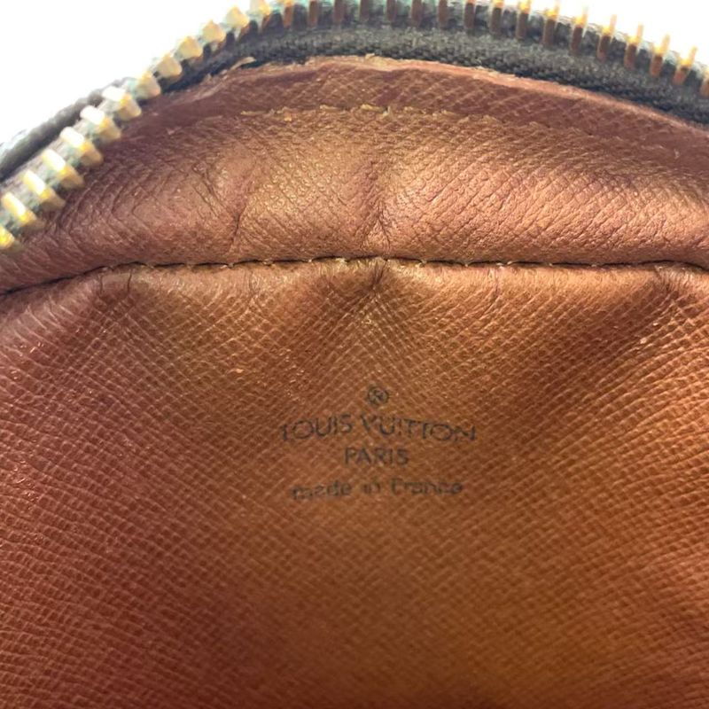 Louis Vuitton Amazon Monogram Leather × PVC Brown Shoulder Bag Gold M45236