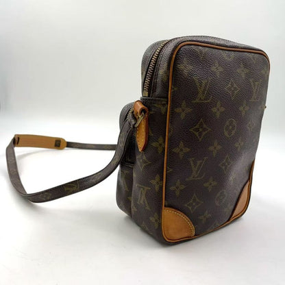 Louis Vuitton Amazon Monogram Leather × PVC Brown Shoulder Bag Gold M45236