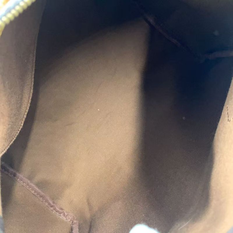 Louis Vuitton Speedy 30 Monogram Leather X PVC Brown Handbag Gold M41526