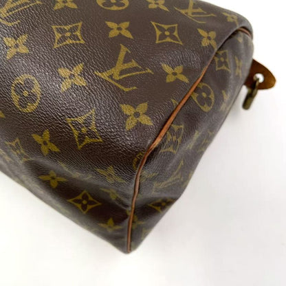 Louis Vuitton Speedy 30 Monogram Leather X PVC Brown Handbag Gold M41526