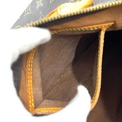 Louis Vuitton Speedy 30 Monogram Leather X PVC Brown Handbag Gold M41526