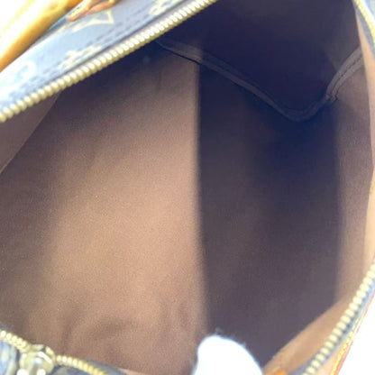 Louis Vuitton Speedy 30 Monogram Leather X PVC Brown Handbag Gold M41526