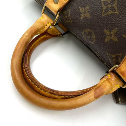 Louis Vuitton Speedy 30 Monogram Leather X PVC Brown Handbag Gold M41526