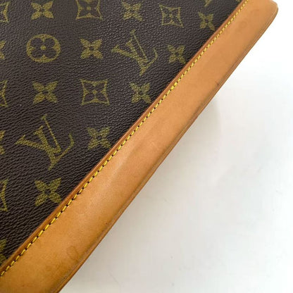 Louis Vuitton Alma PM Monogram Leather × PVC Brown Handbag Gold M51130