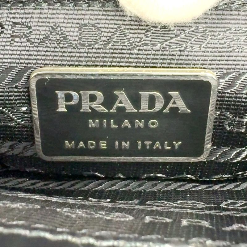 Prada Sport Leather X Canvas Dark Gray Handbag