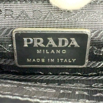 Prada Sport Leather X Canvas Dark Gray Handbag