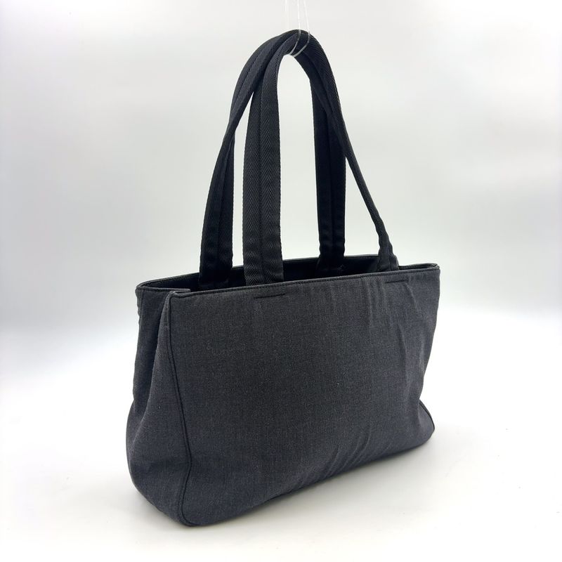 Prada Sport Leather X Canvas Dark Gray Handbag