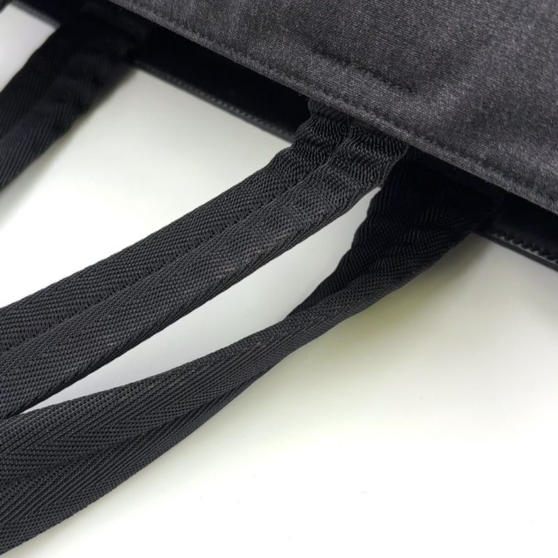 Prada Sport Leather X Canvas Dark Gray Handbag