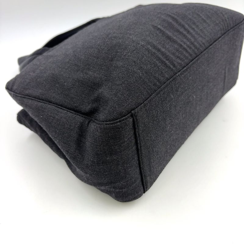 Prada Sport Leather X Canvas Dark Gray Handbag