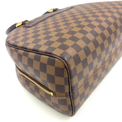 Louis Vuitton Nolita Damier Ebene Damier Ebene Leather × PVC Brown Handbag Gold