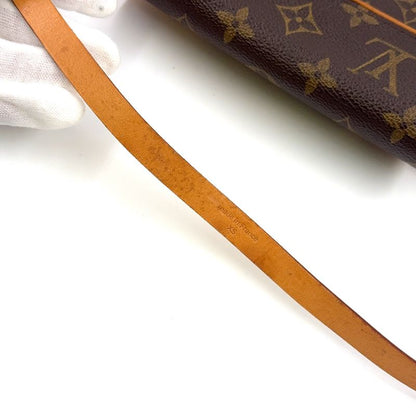 Louis Vuitton Pochette Twin PM Monogram XS Leather X PVC Brown Shoulder Bag