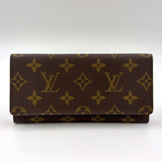 Louis Vuitton 3 Cartes Cles Di Monogram Portefeuille Monogram Leather × PVC