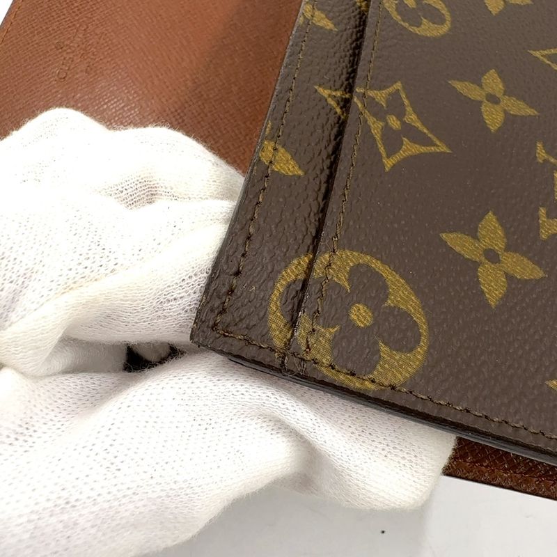 Louis Vuitton 3 Cartes Cles Di Monogram Portefeuille Monogram Leather × PVC