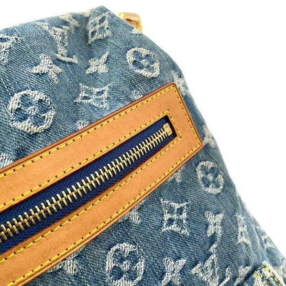 Louis Vuitton Baggy GM Monogram Denim Monogram Denim Leather × Denim Blue ×