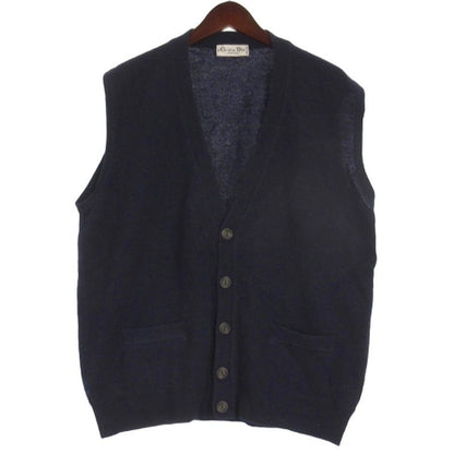 Christian DIOR Monsieur Vintage Knit Vest Purple 52