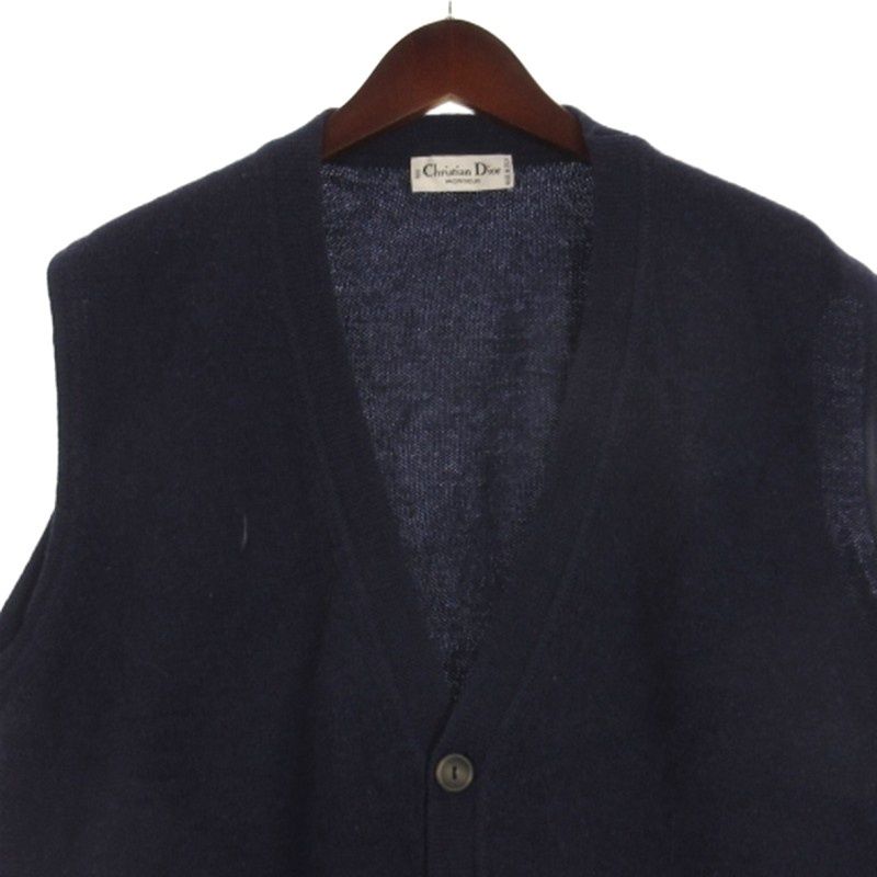 Christian DIOR Monsieur Vintage Knit Vest Purple 52