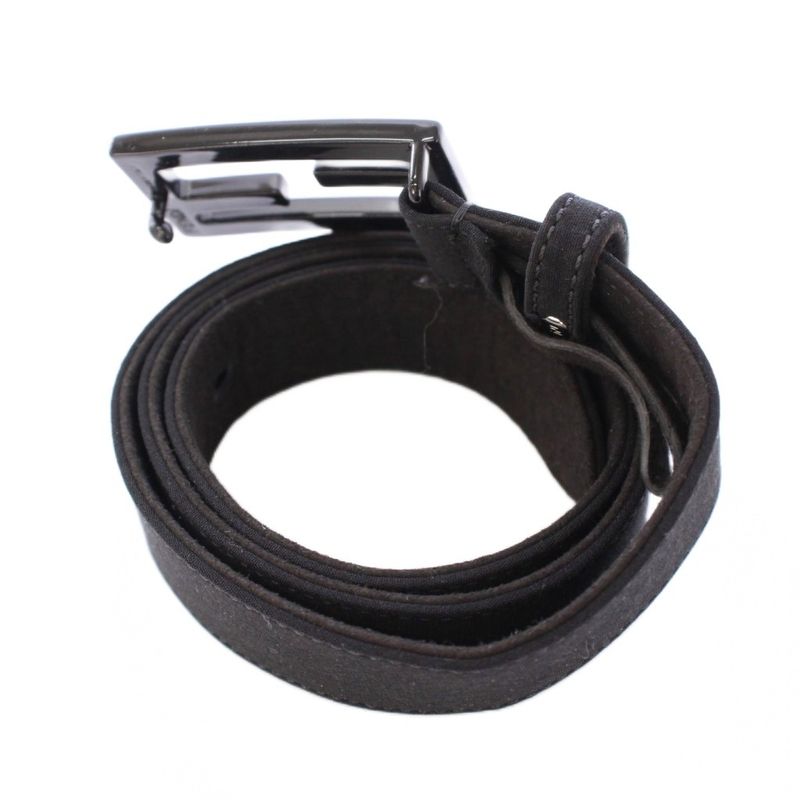 Fendi Belt FF Buckle 40 Black BB - OH