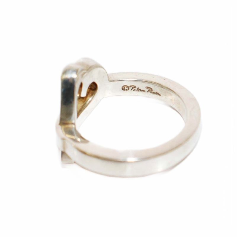 Tiffany & Co Tiffany & CO Paloma Picasso Loving Heart Ring 925 Size 8 Silver KH