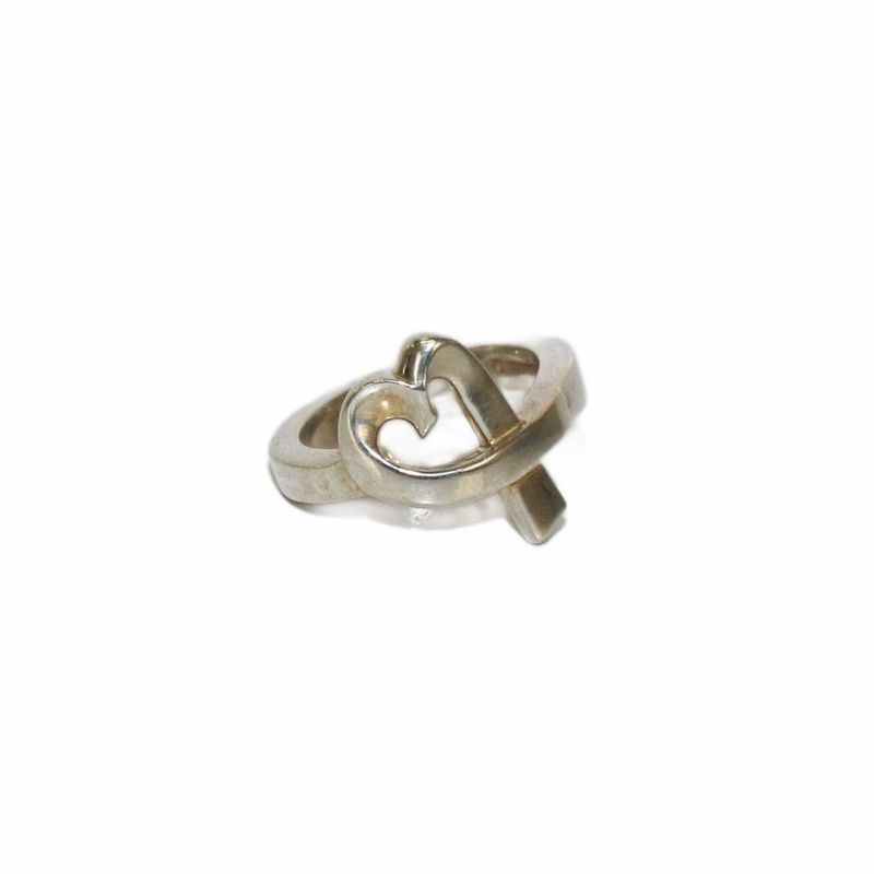Tiffany & Co Tiffany & CO Paloma Picasso Loving Heart Ring 925 Size 8 Silver KH