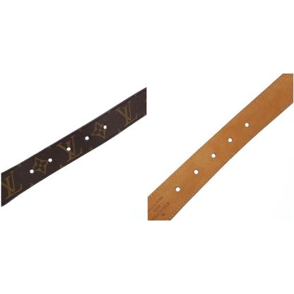 Louis Vuitton Belt Monogram Braided 80 32 Pink Brown TK - OH