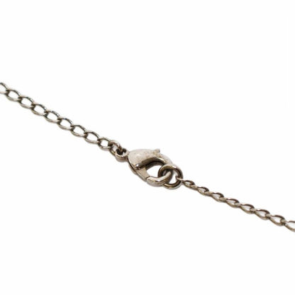 Chanel Coco Mark Necklace Pendant Mirror Ball Silver Color KH - OH
