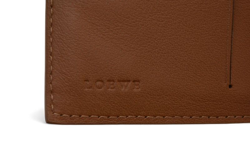 Loewe Wallet Loewe Trifold Wallet Anagram Trifold Caramel