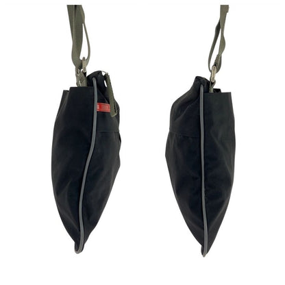 Prada Sports Prada Sports Tessuto Black Khaki Silver Hardware Nylon Shoulder