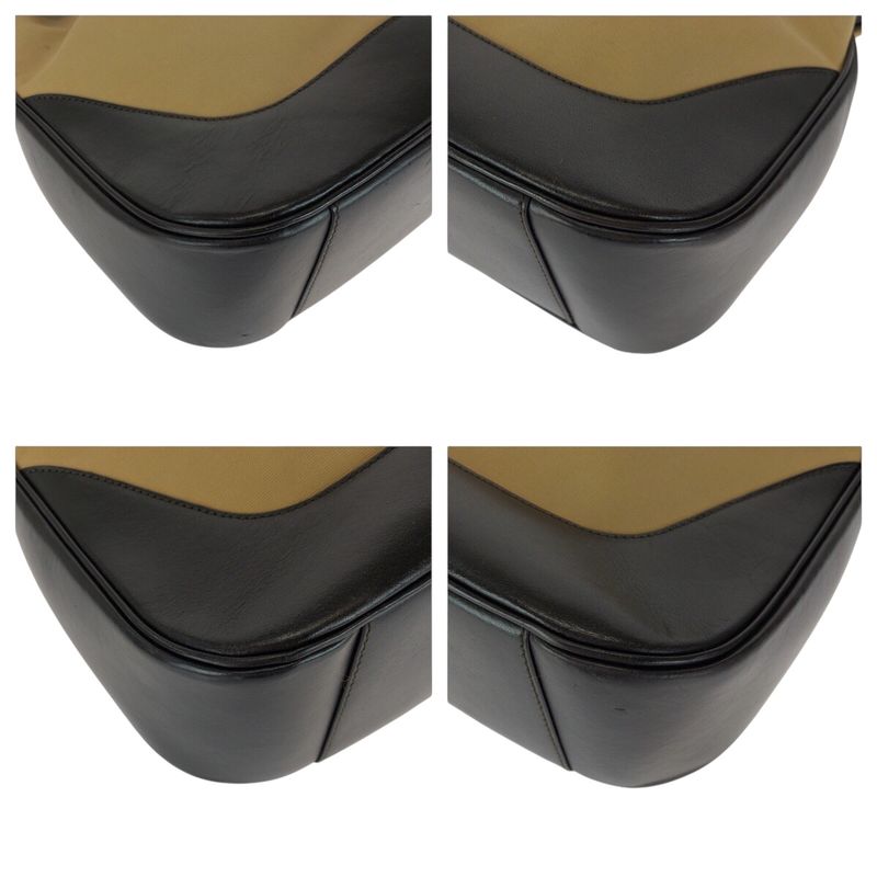 Gucci Bamboo Sherry Line GG Canvas/leather /bamboo 001 4058 Handbag Shoulder