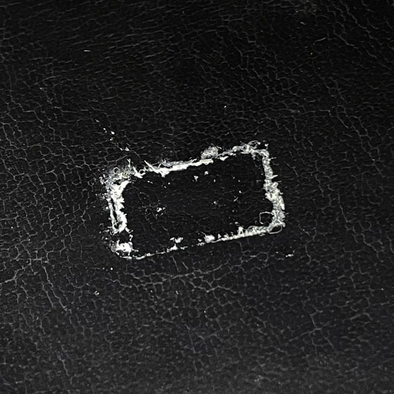 Chanel Coco Mark Chain Tote Shoulder Bag Tote Leather Navy Women's