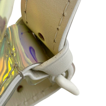 Louis Vuitton Christopher GM Monogram Prism Embossed Backpack PVC Clear Ivory