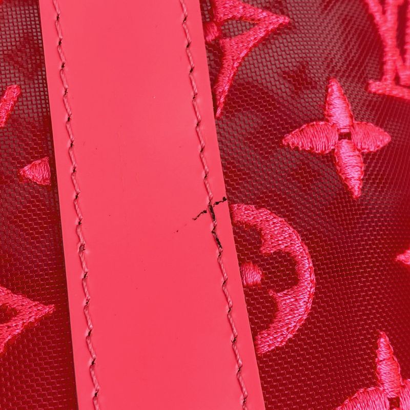 Louis Vuitton Keepall Bandouliere 50 Monogram See-through Mesh 2WAY Shoulder