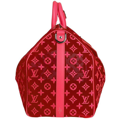 Louis Vuitton Keepall Bandouliere 50 Monogram See-through Mesh 2WAY Shoulder