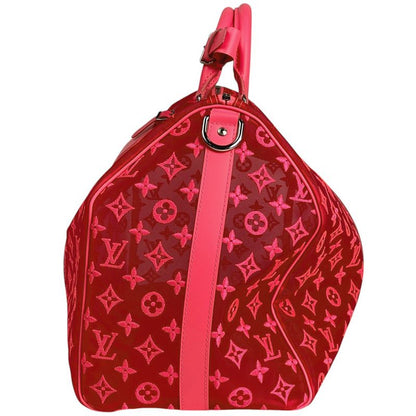 Louis Vuitton Keepall Bandouliere 50 Monogram See-through Mesh 2WAY Shoulder