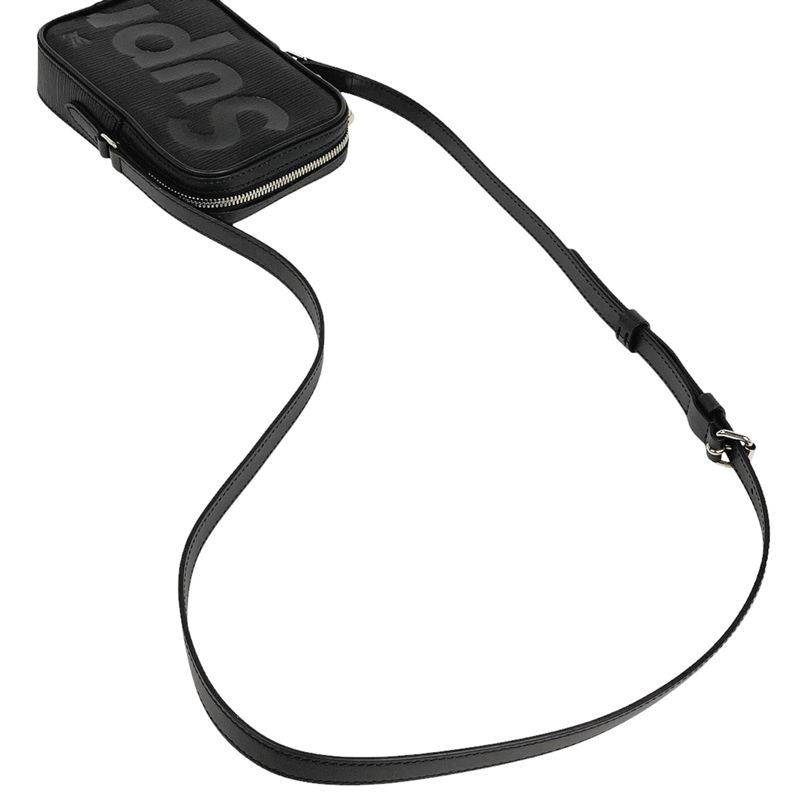 Louis Vuitton Danube PPM Supreme Collaboration Shoulder Bag Epi Noir Black