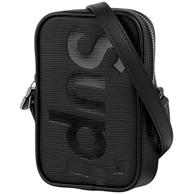 Louis Vuitton Danube PPM Supreme Collaboration Shoulder Bag Epi Noir Black