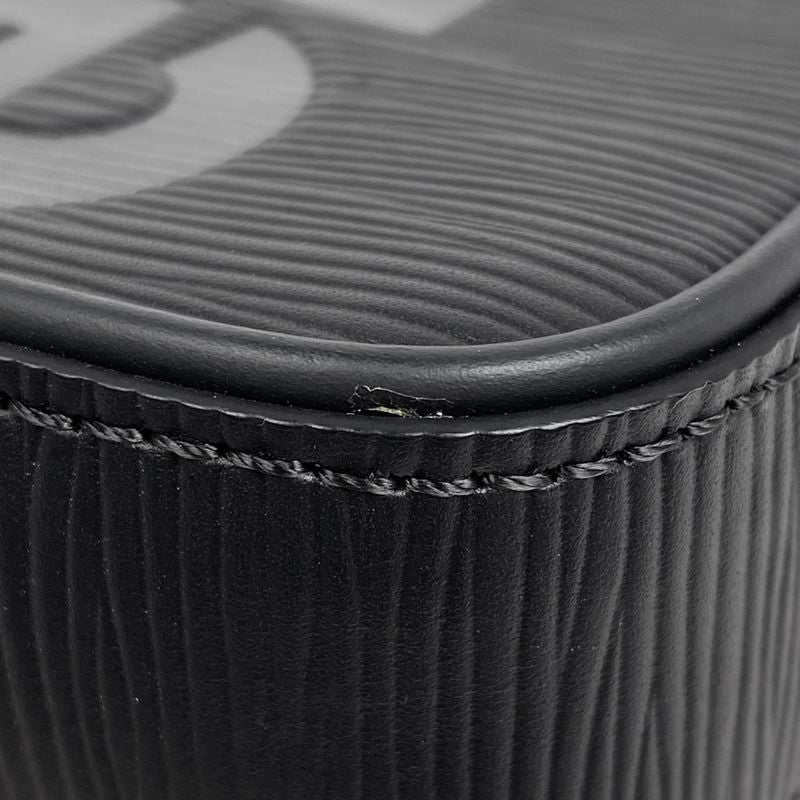 Louis Vuitton Danube PPM Supreme Collaboration Shoulder Bag Epi Noir Black