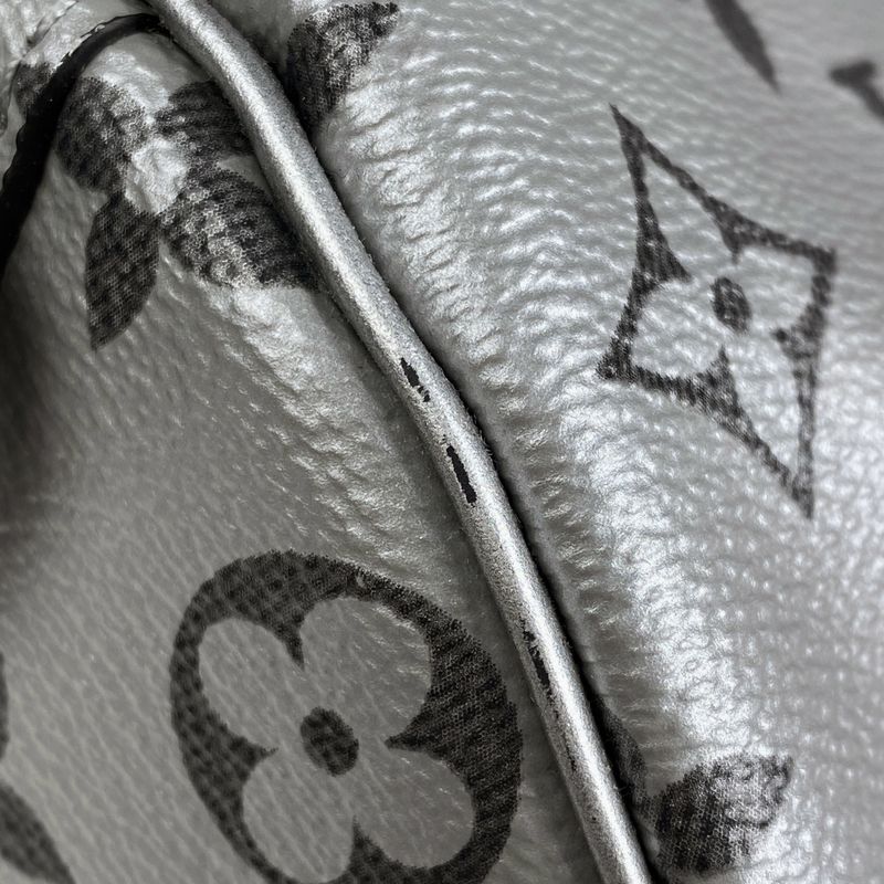 Louis Vuitton Keepall Bandoliere 50 Monogram Reflect 2WAY Shoulder Bag Boston