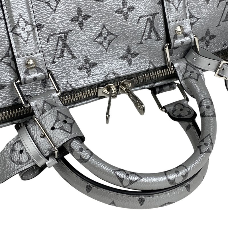 Louis Vuitton Keepall Bandoliere 50 Monogram Reflect 2WAY Shoulder Bag Boston