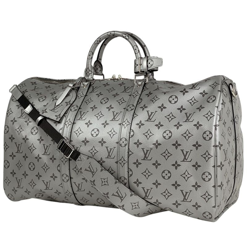 Louis Vuitton Keepall Bandoliere 50 Monogram Reflect 2WAY Shoulder Bag Boston