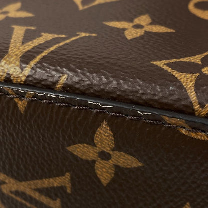 Louis Vuitton Soft Trunk Backpack PM Handbag Backpack Monogram Brown Blue