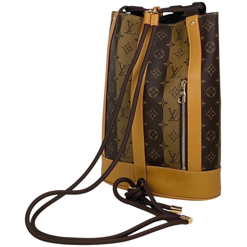Louis Vuitton Randonnee Messenger Monogram Stripe NIGO Drawstring Shape