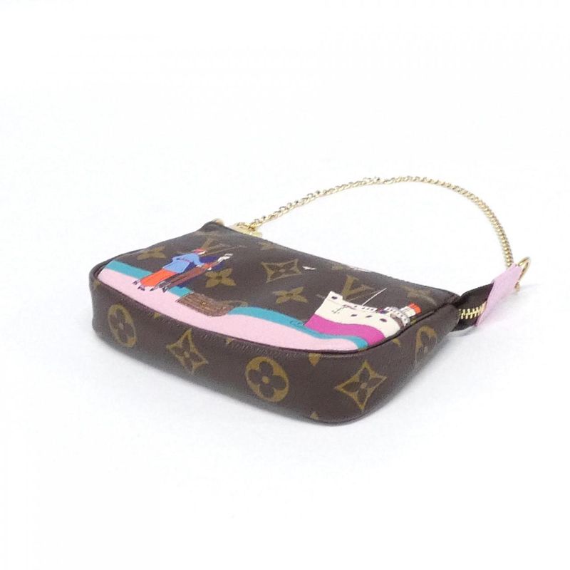 Louis Vuitton Monogram (illustre Cruise) Mini Pochette Accessoire M62141