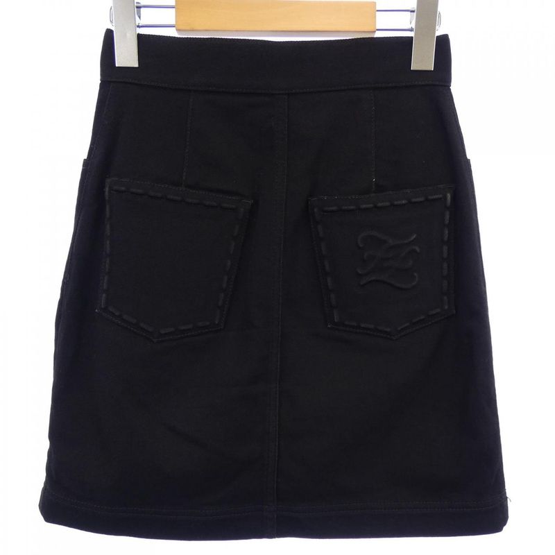 Fendi Calligraphy Flq547 AGT8 Skirt