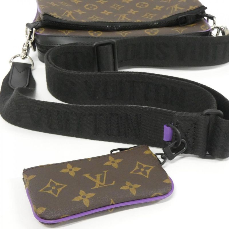 Louis Vuitton Monogram Macassar (LV Color Mania) Trio Messenger M46266 Shoulder