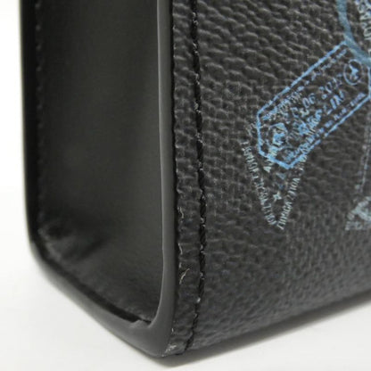 Louis Vuitton Damier Graphite Stamped Gaston Wearable Wallet N64608 Shoulder Bag