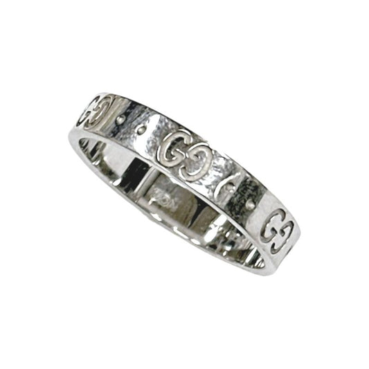 Gucci Icon No 18 Icon Ring 18k White Gold Ring / Ring Gucci White
