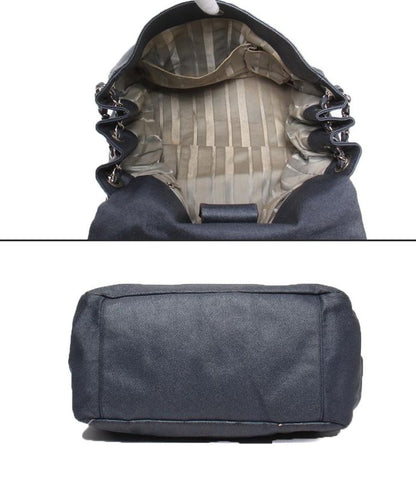 Chanel Double Chain Shoulder Bag Silver Hardware 12th Ladies Chanel