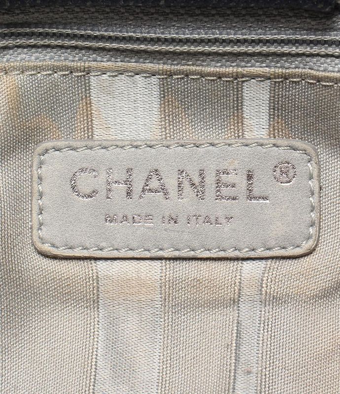 Chanel Double Chain Shoulder Bag Silver Hardware 12th Ladies Chanel