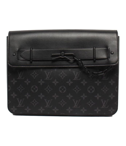 Louis Vuitton Clutch Bag Second Bag Monogram Eclipse Pochette Steamer M80107